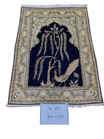 Qom Rug No. 1 – Wool & Silk