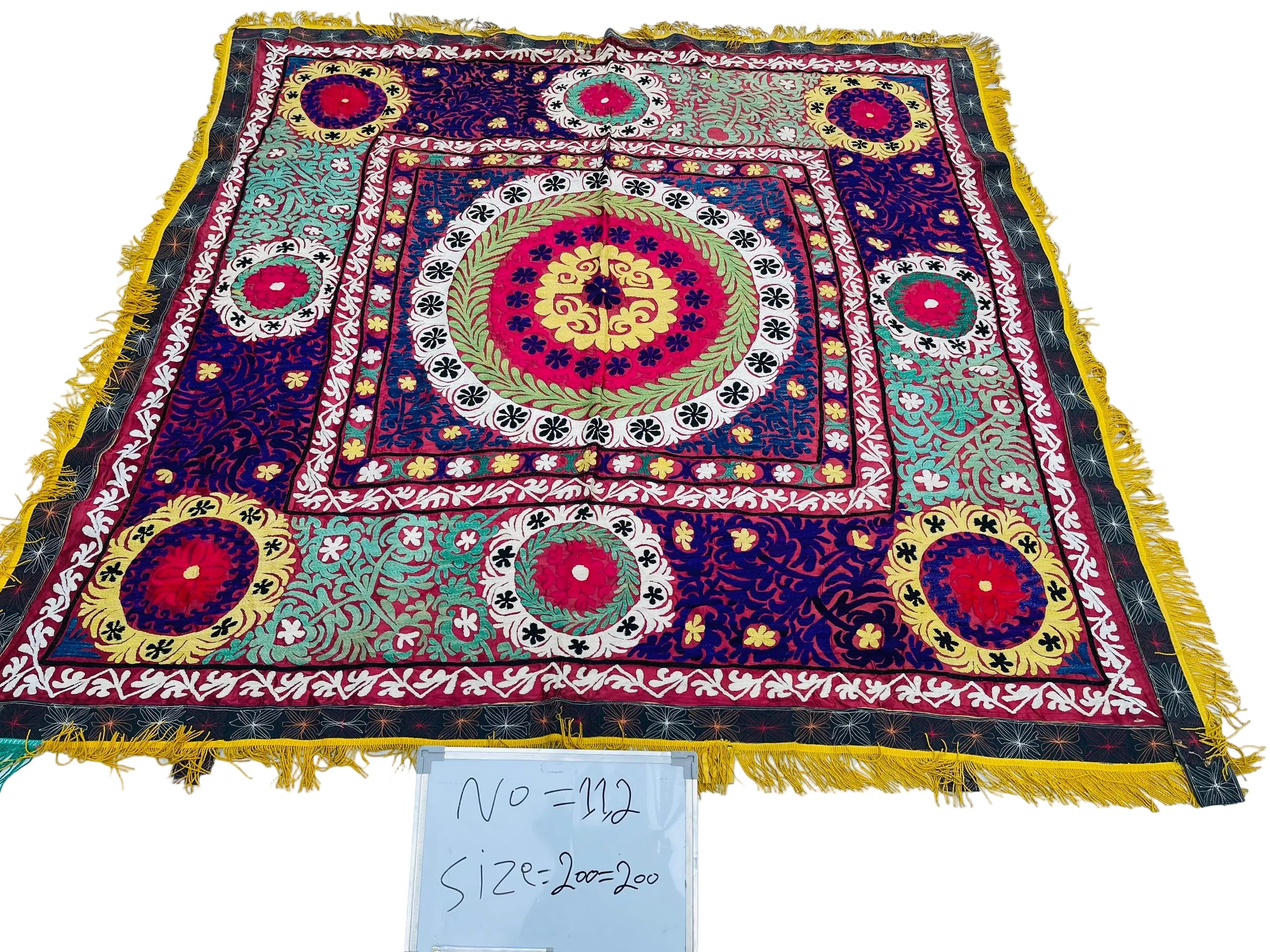 🧵 Handmade Silk Embroidery Wall & Headboard Décor