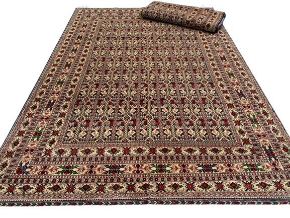 Authentic Afghan Handmade Rug – Premium Hand-Knotted Wool Carpet, Traditional Artisan Design