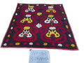 Handmade Silk Embroidery Panel — Afghan Artisan Wall & Headboard Décor