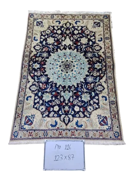 Authentic Qom Rug – Handwoven Natural Wool Persian Carpet, Premium Traditional Design