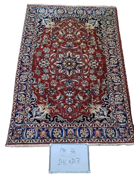 Authentic Qom Rug – Handwoven Natural Wool Persian Carpet, Premium Traditional Design