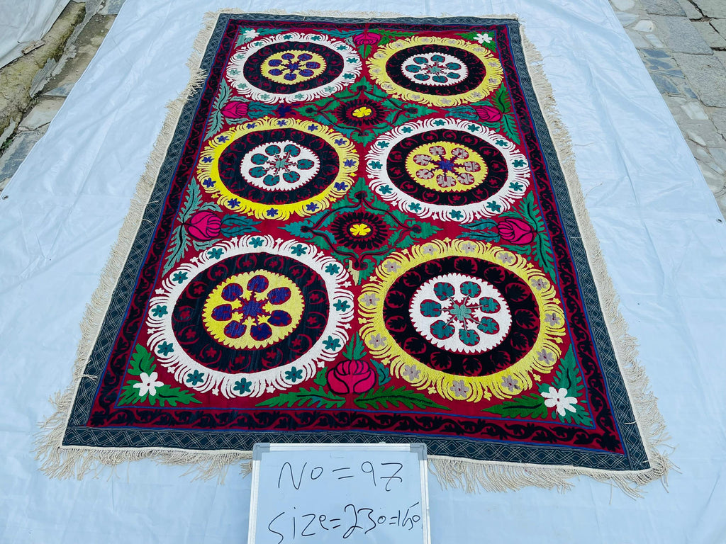 Premium Silk Embroidery Wall Hanging & Headboard Decor